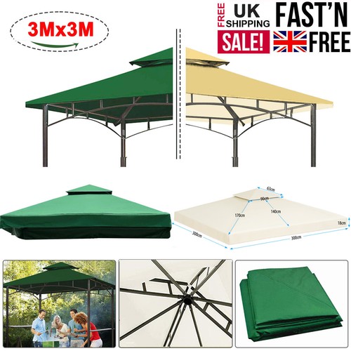 3x3m tier waterproof gazebo - waterproof,