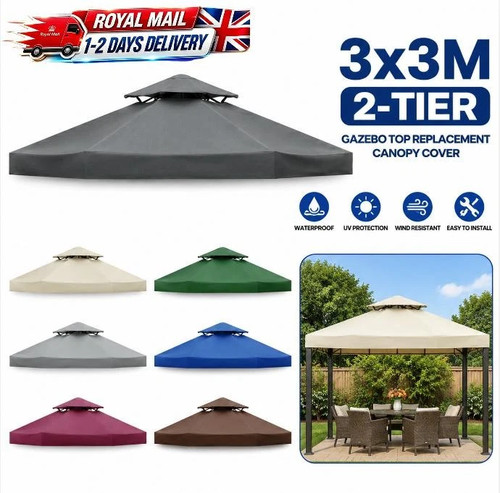 3x3m tier waterproof - waterproof, gazebo