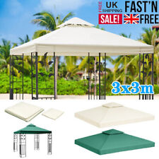 3x3M 2-Tier Waterproof Gazebo