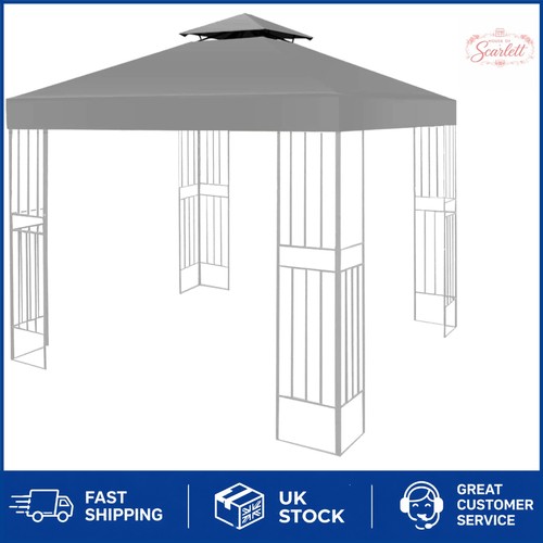 Durable 3x3m grey gazebo - durable,