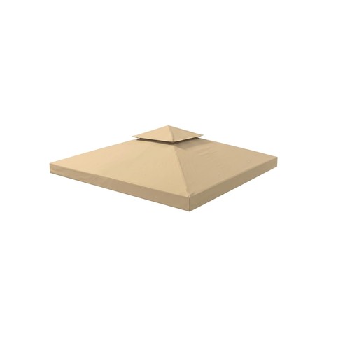 Beige 3x3 gazebo canopy - beige,